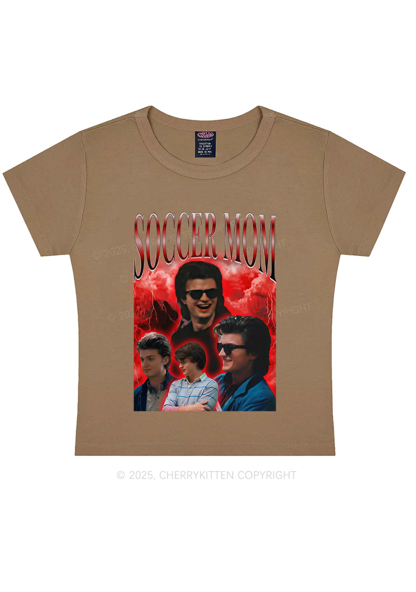 Soccer Mom Y2K Baby Tee Cherrykitten