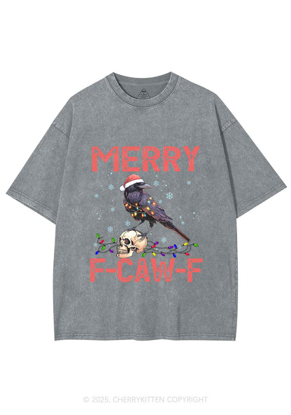 Christmas Merry Fcawf Y2K Shirts Washed Tee Cherrykitten