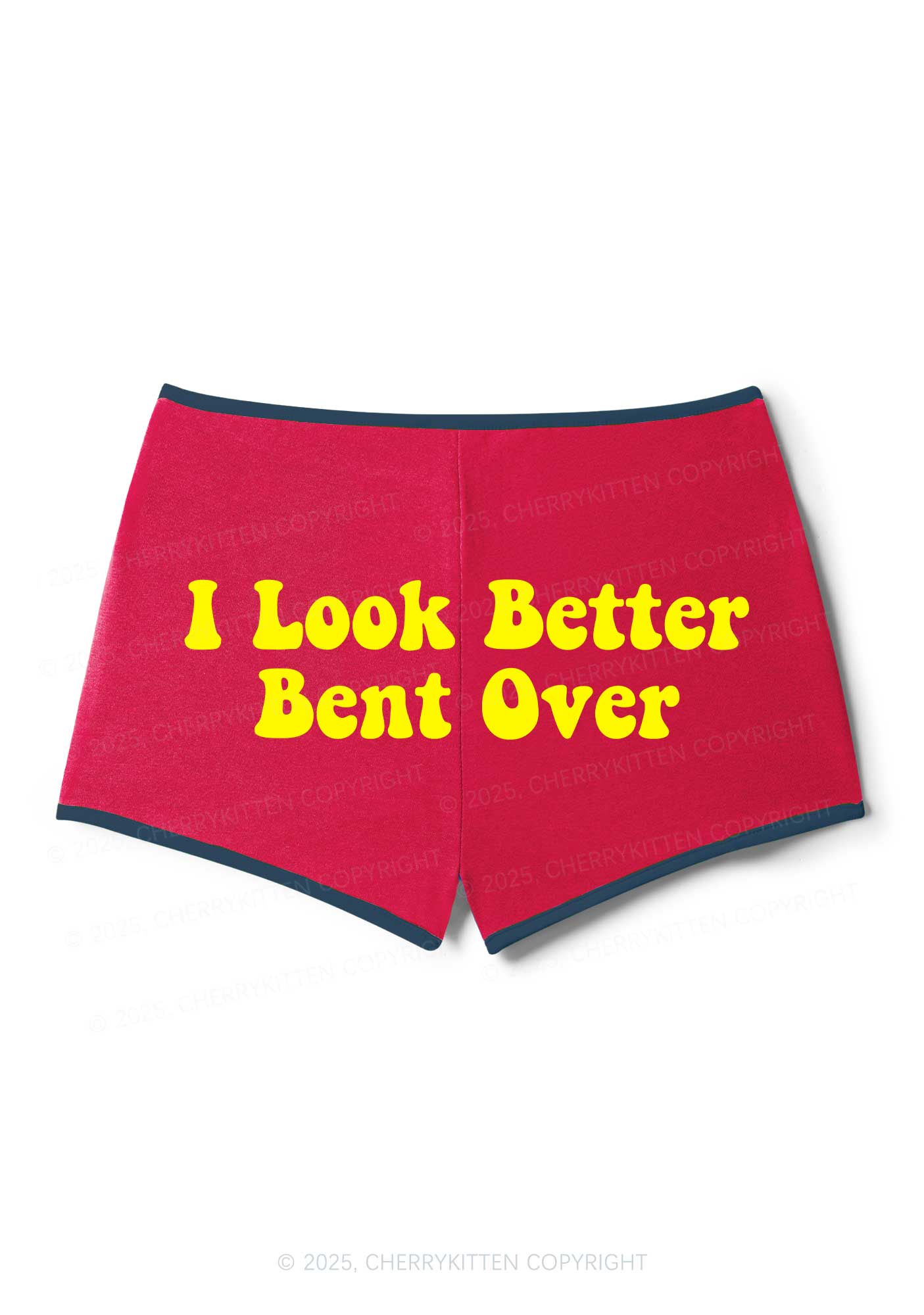 Look Better Bent Over Y2K Booty Shorts Cherrykitten