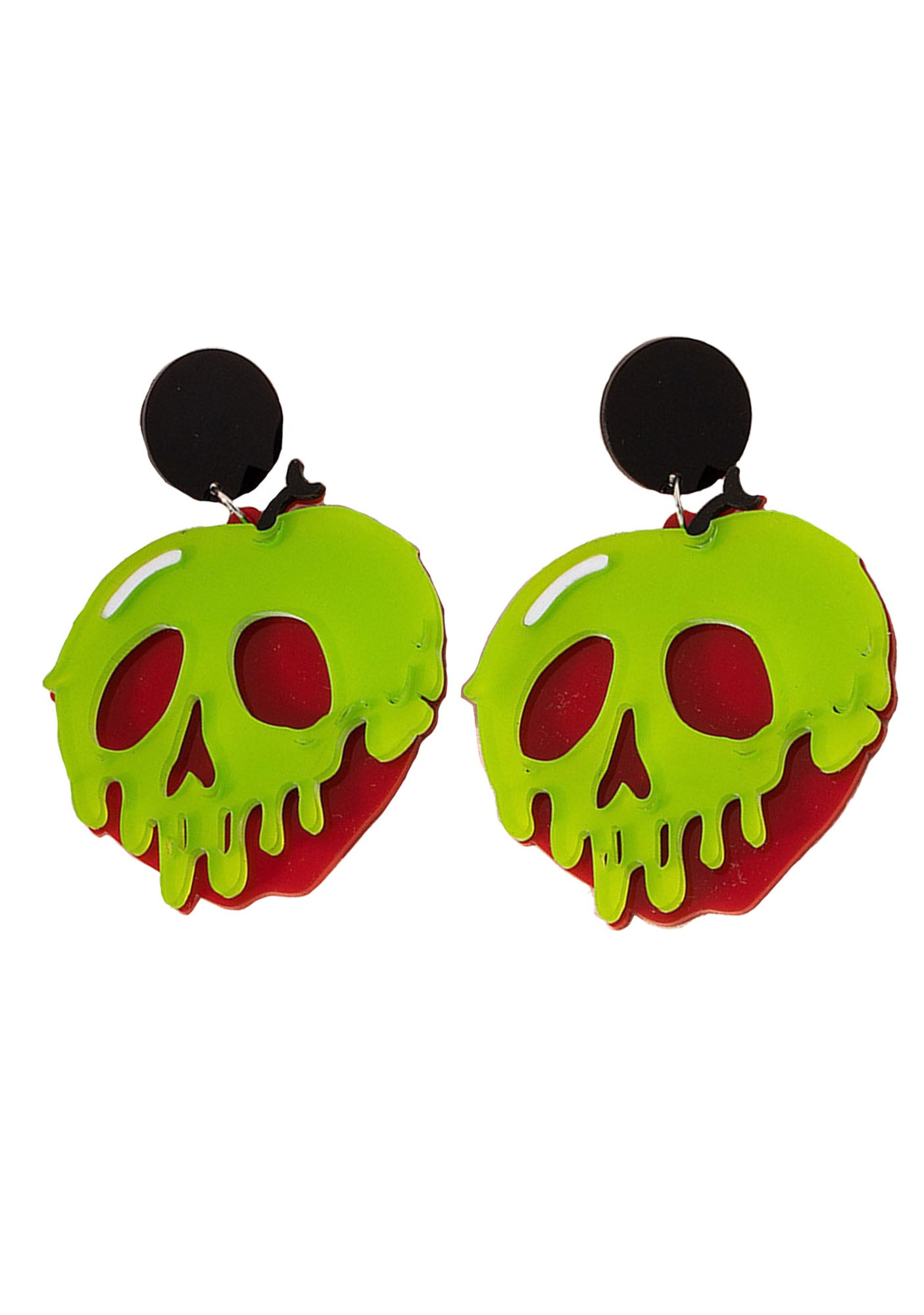 Halloween Acrylic Skull Head Y2K Earrings Cherrykitten