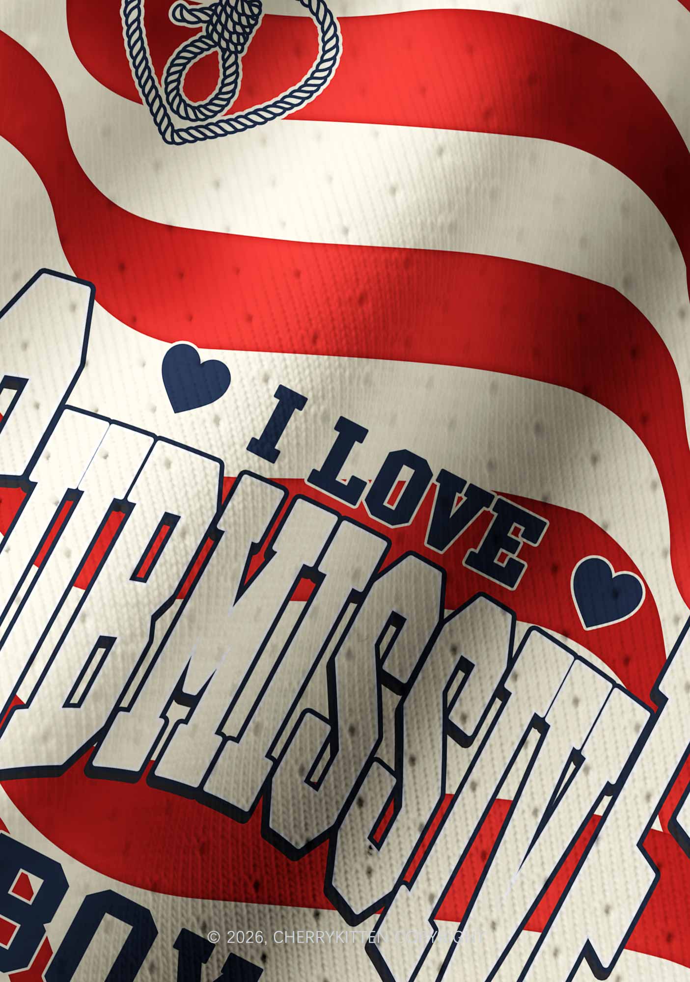 I Love S Boys Y2K Crop Football Jersey Shirts Cherrykitten