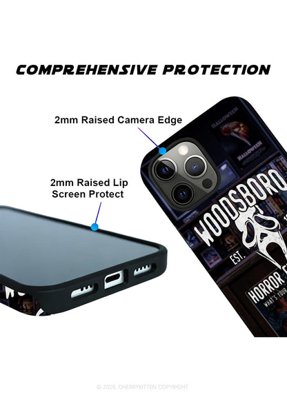 Halloween Horror Film Club Y2K Phone Case Cherrykitten