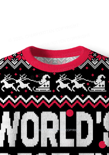 Best Ex Girlfriend Y2K Christmas Knit Sweatshirt Cherrykitten