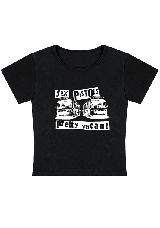 Pistols Pretty Vacant Y2K Baby Tee