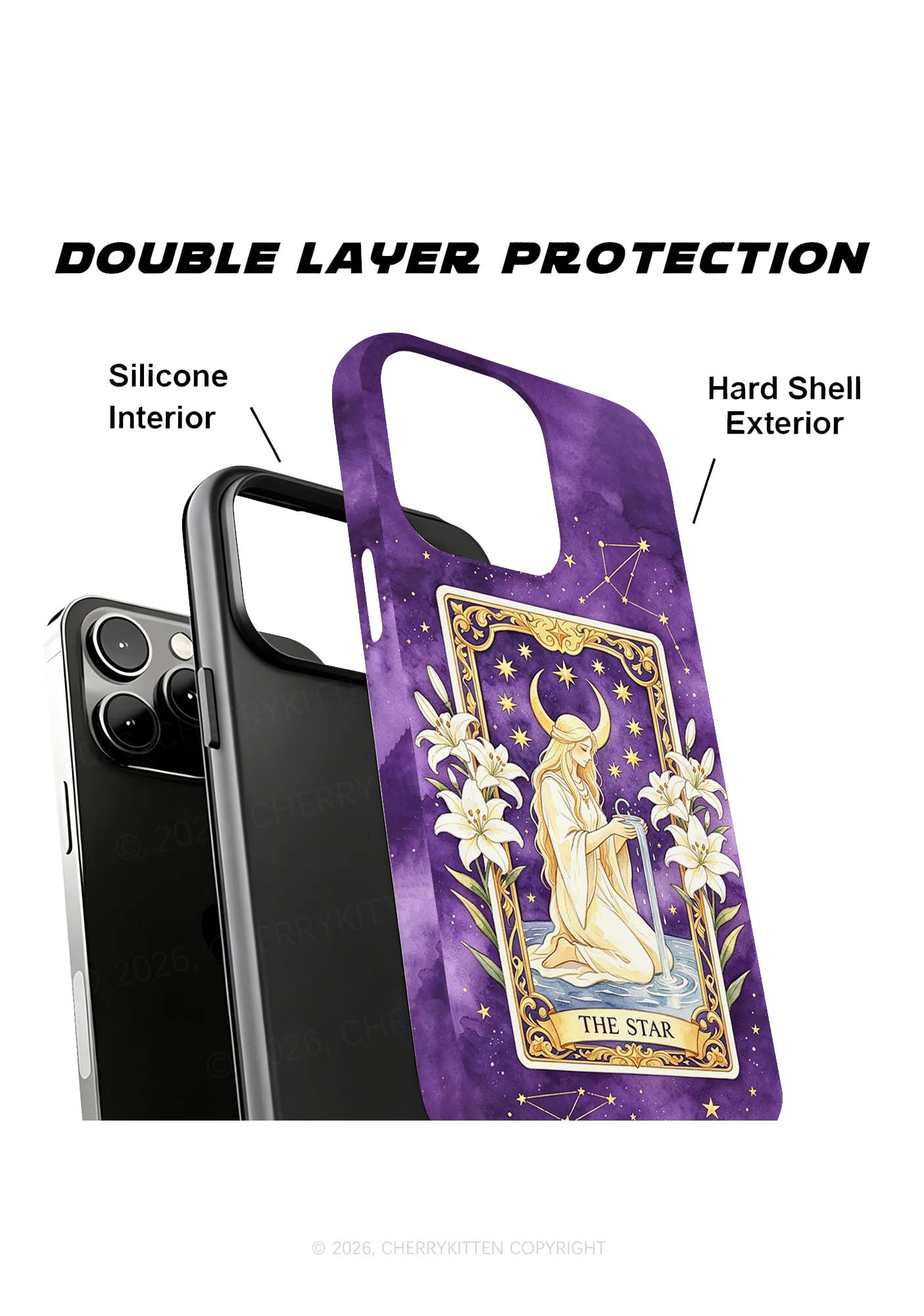 Halloween The Star Kneeling Woman Y2K Phone Case Cherrykitten