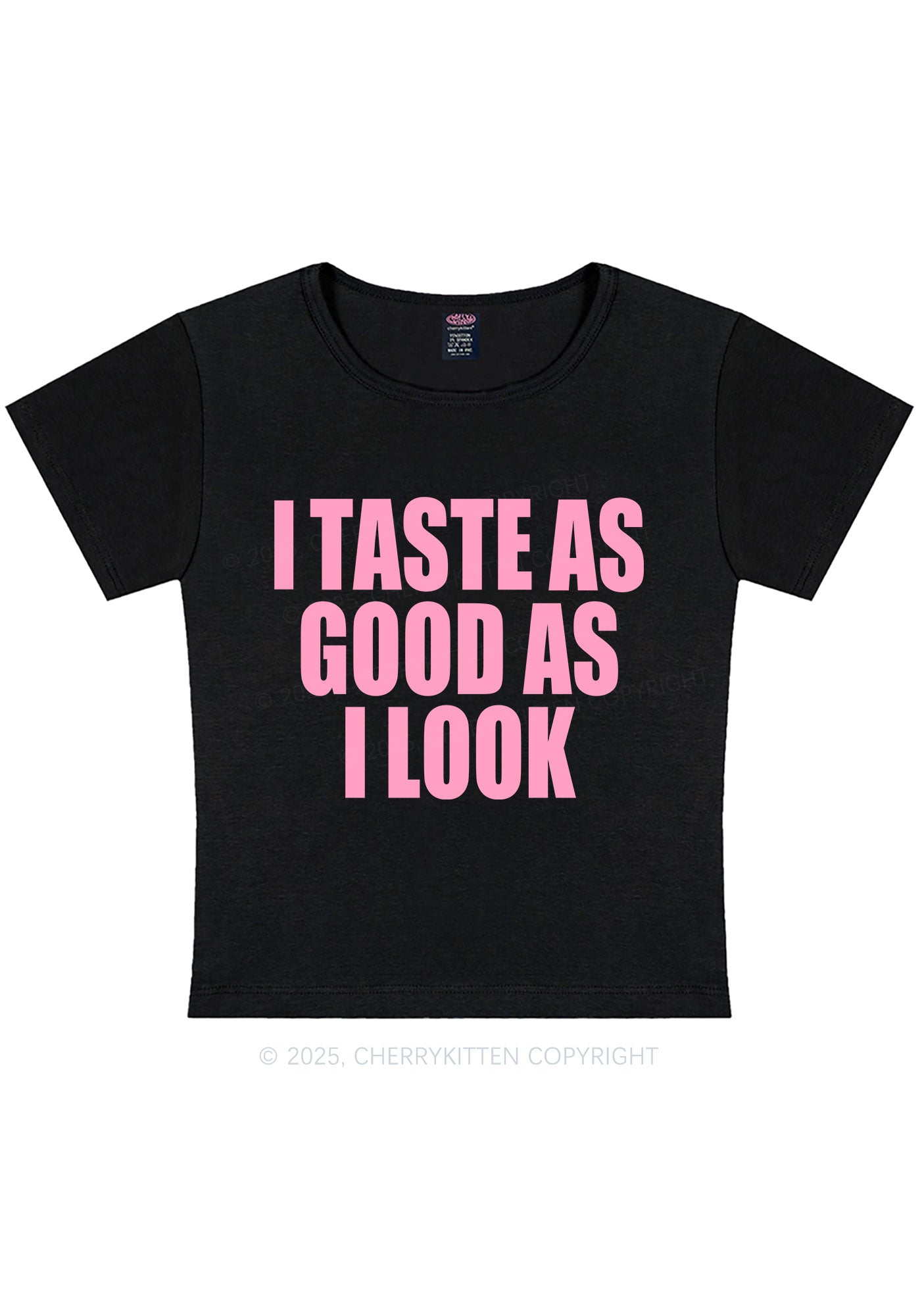 Curvy Taste Good Y2K Baby Tee Cherrykitten