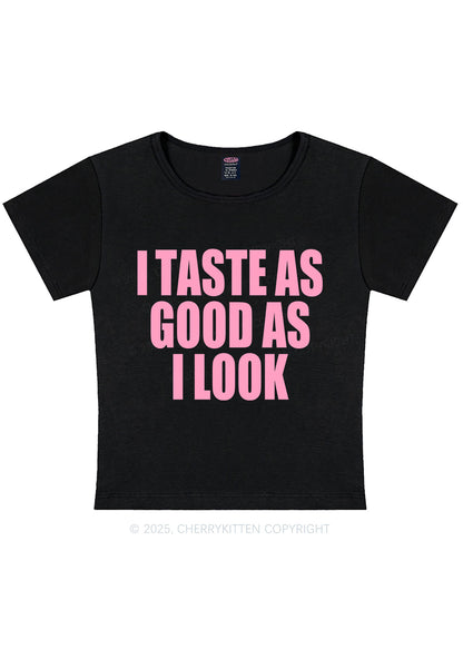 Curvy Taste Good Y2K Baby Tee Cherrykitten