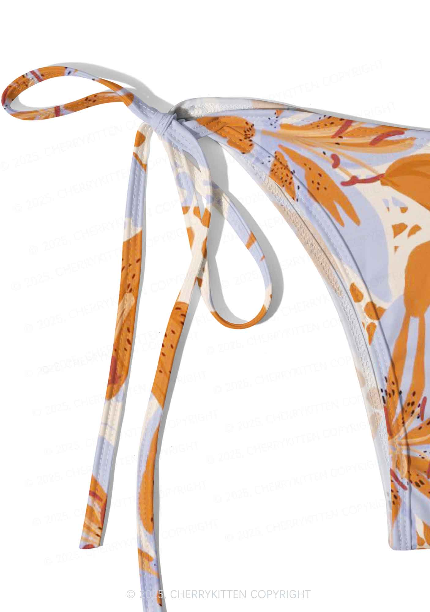 Lilies And Leopard Y2K Print Bikini Set Cherrykitten