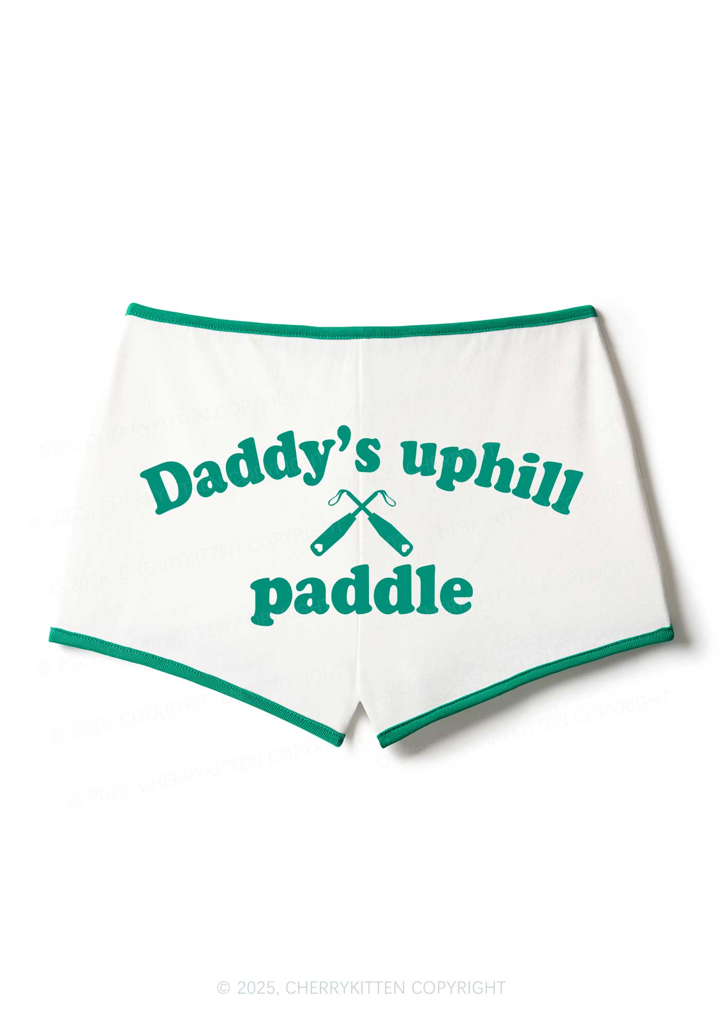 Daddys Uphill Paddle Y2K Booty Shorts Cherrykitten