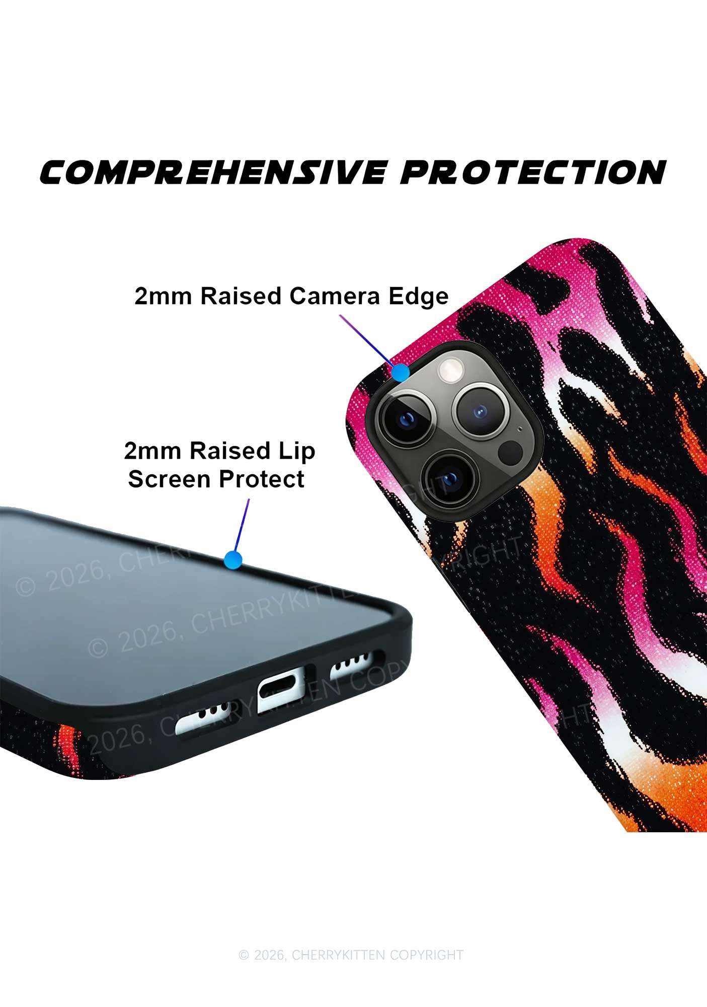 Lesbian Flame Pride Y2K Phone Case Cherrykitten