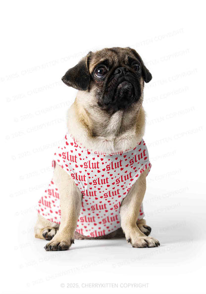 Slxt Red Heart Y2K Pet Tank Top Cherrykitten