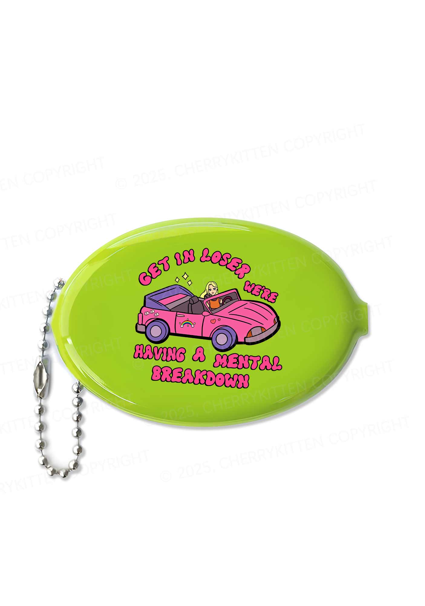 Get In Y2K Oval Mini Coin Pouch Cherrykitten