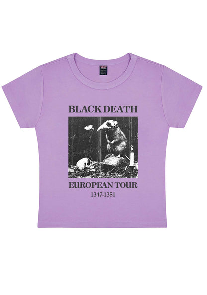 Halloween Skeleton Plague Doctor Rat Y2K Baby Tee Cherrykitten