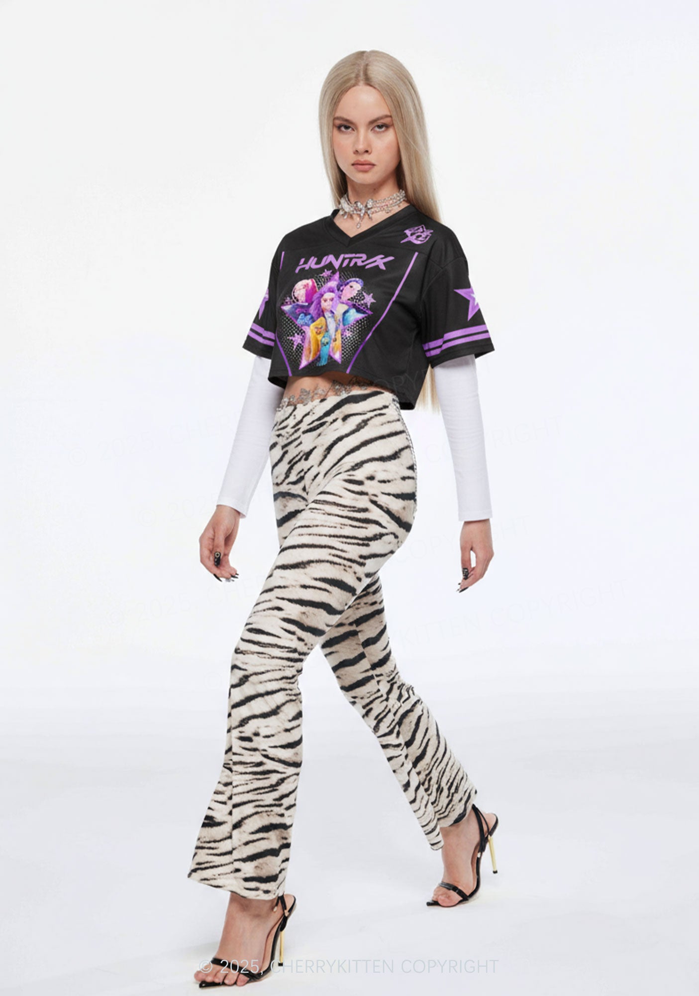 Custom Kpop Stars Y2K Crop Sport Jersey Shirts Cherrykitten