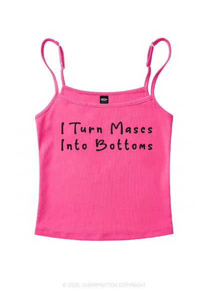 Turn Mascs Into Bottoms Pride Y2K Spaghetti Strap Cami Cherrykitten