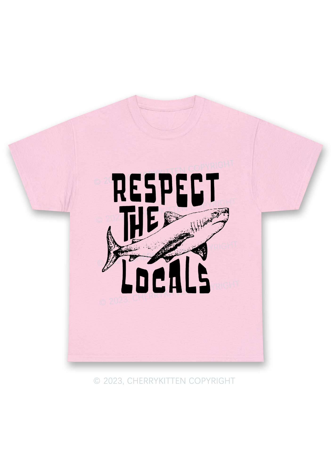 Respect The Locals Chunky Shirt Cherrykitten