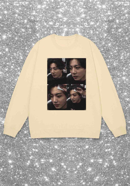 Jung Kook Photos Y2K Sweatshirt Cherrykitten