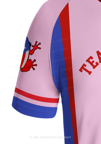 Pink Football Bunny Y2K Football Jersey Shirts Cherrykitten