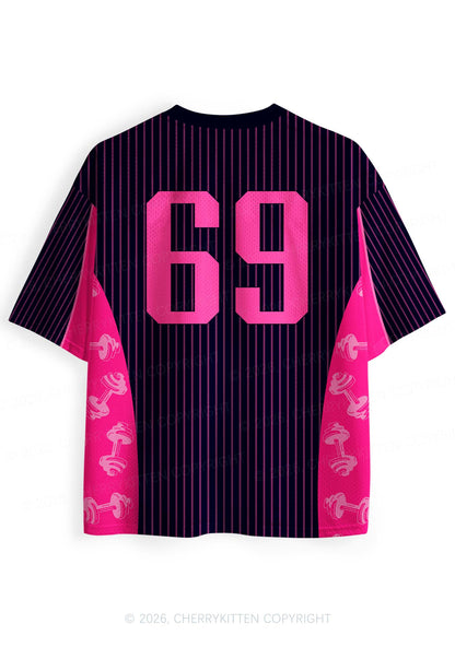 I Put The Bi In Biceps Pride Y2K Sport Jersey Shirts Cherrykitten