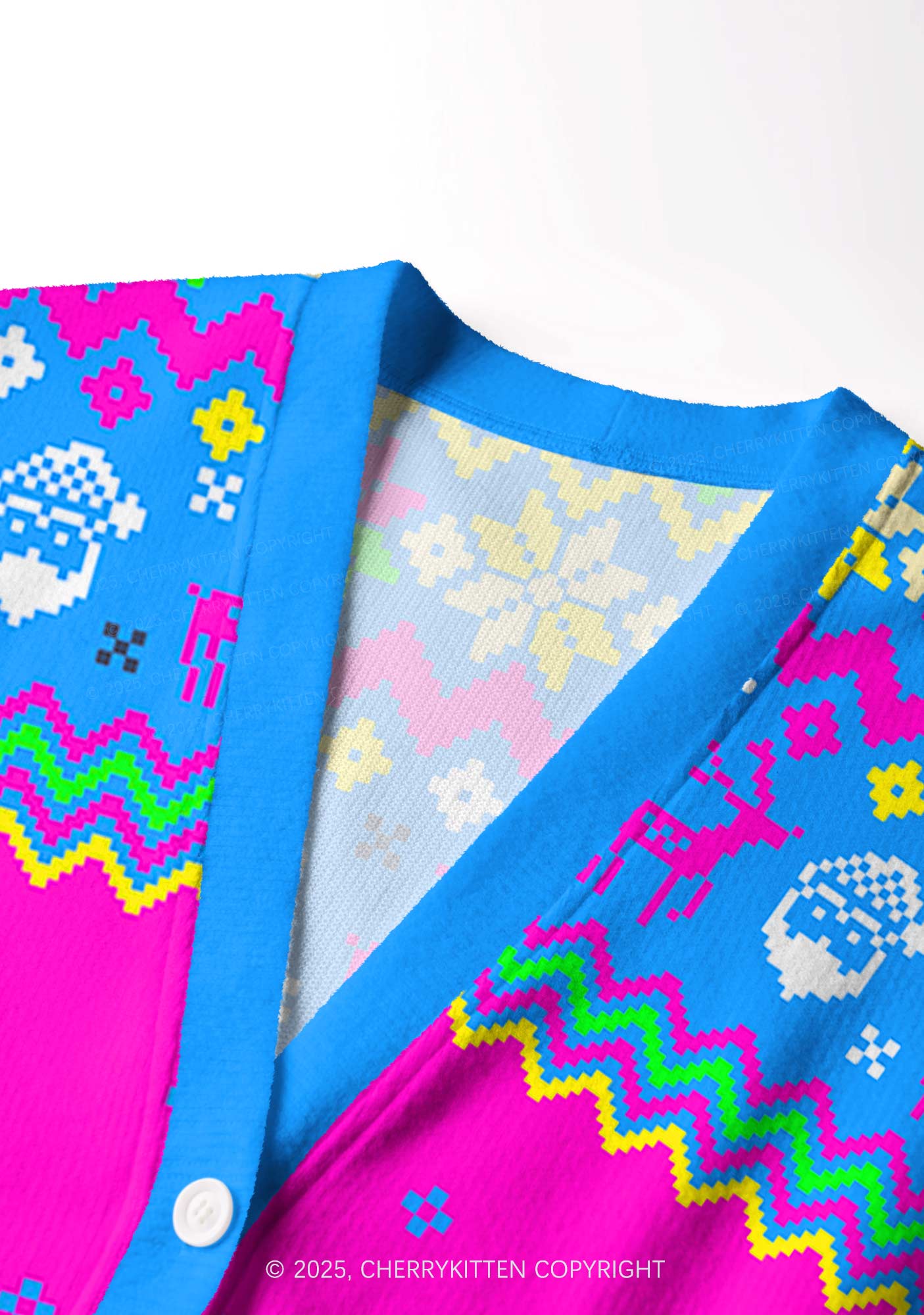 Ya Filthy Animal Y2K Christmas Cardigan Knit Sweatshirt Cherrykitten