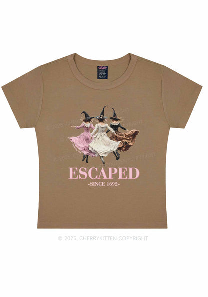 Halloween Escaped Skirts Witches Y2K Baby Tee Cherrykitten