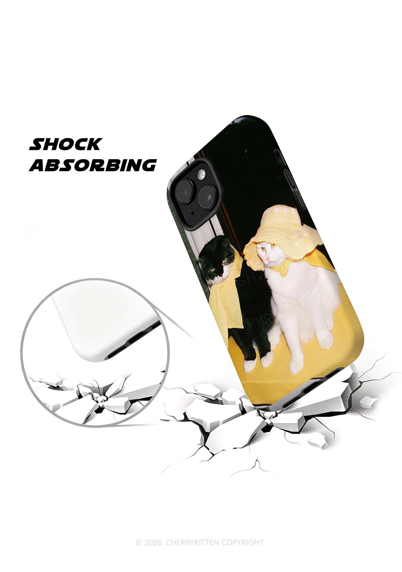 Cats Friend Y2K Phone Case Cherrykitten