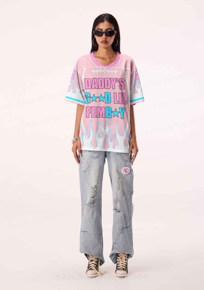Daddys Good Lil Femboy Pride Y2K Sport Jersey Shirts Cherrykitten