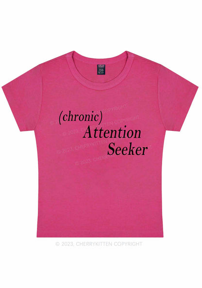 Curvy Attention Seeker Y2K Baby Tee Cherrykitten