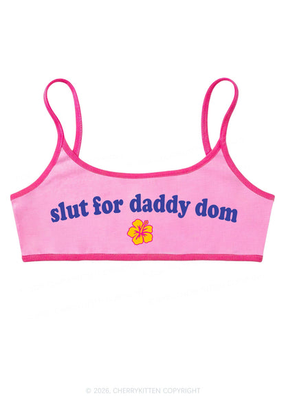 Slxt For Daddy Dom Y2K Super Crop Cami Cherrykitten