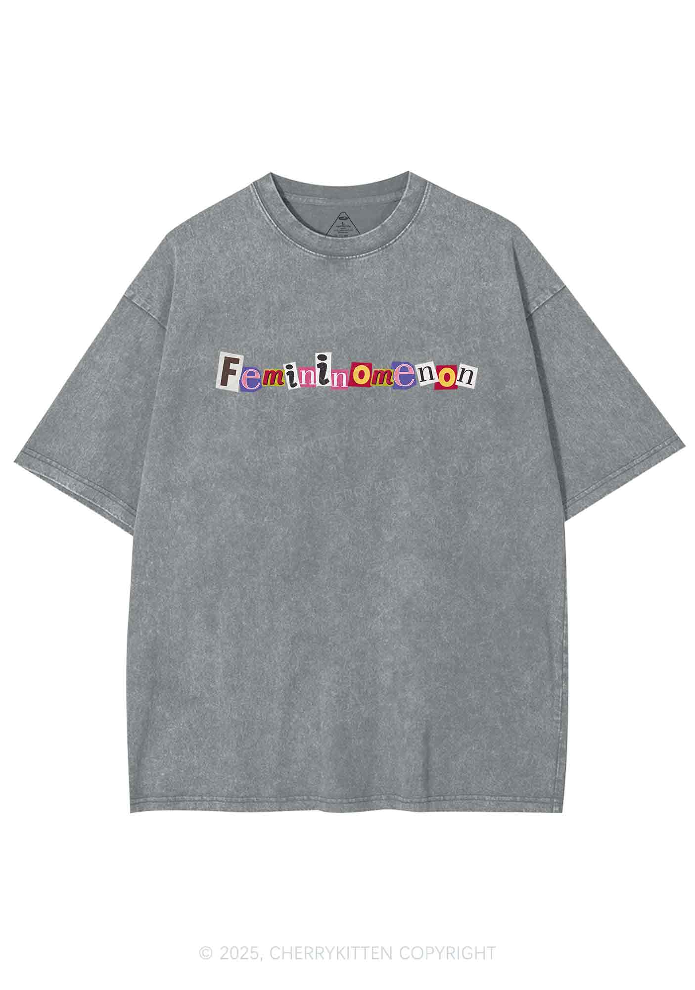 Femininomenon Y2K Washed Tee Cherrykitten