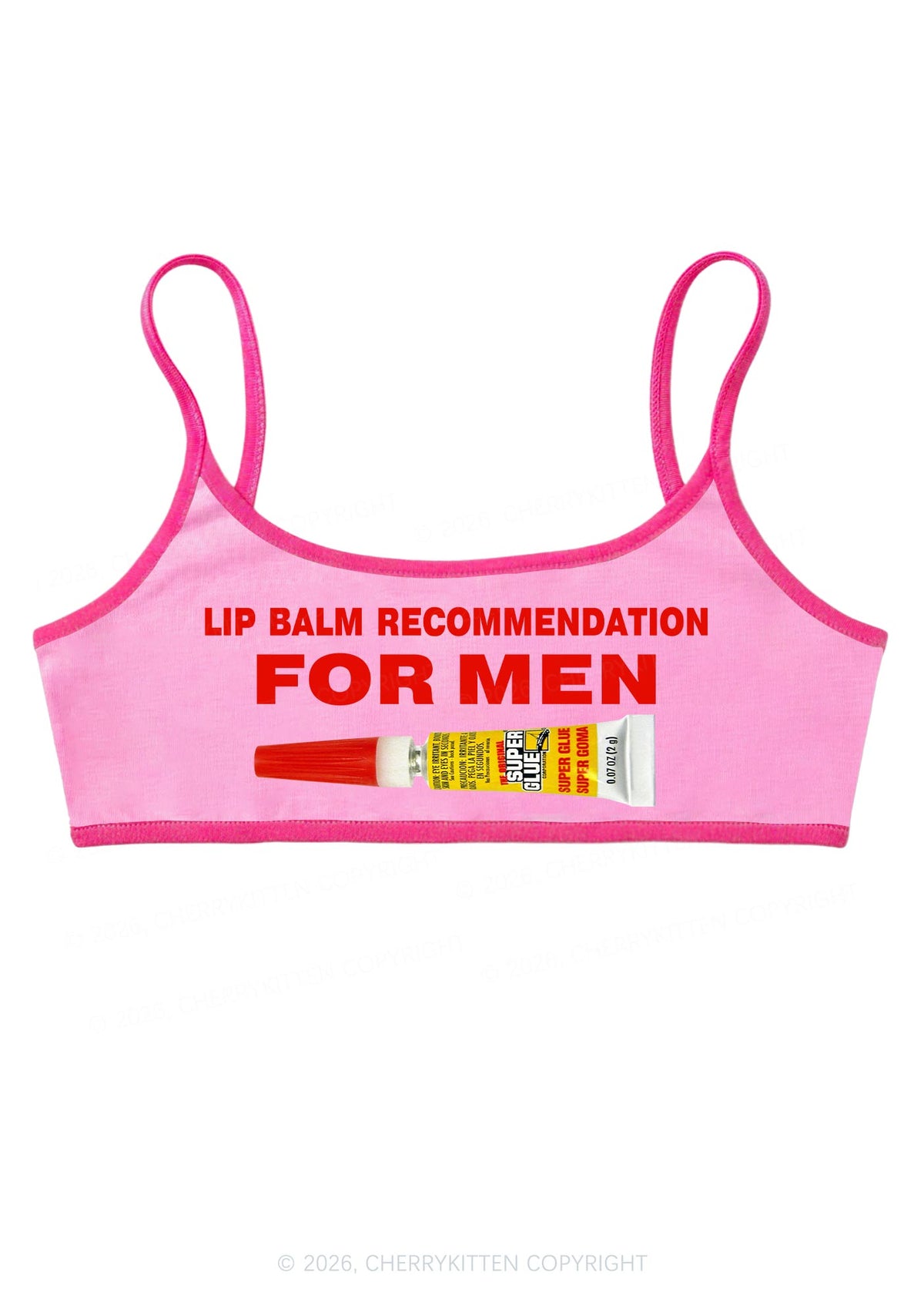 Lip Balm Recommendation For Men Y2K Super Crop Cami Cherrykitten