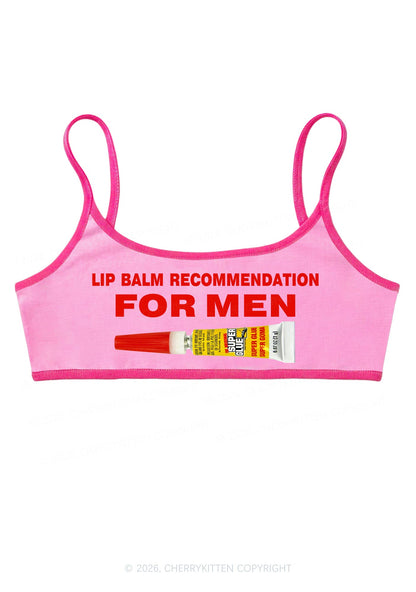 Lip Balm Recommendation For Men Y2K Super Crop Cami Cherrykitten