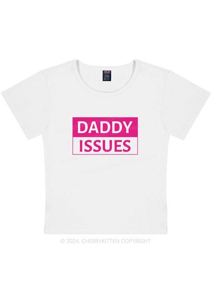 It's Daddy Issues Y2K Baby Tee Cherrykitten