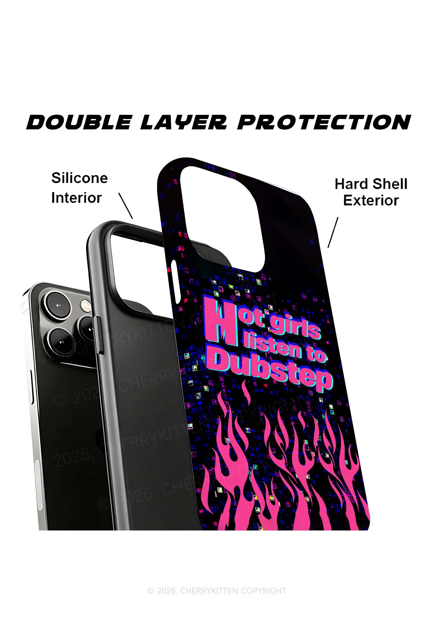 Hot Girls Listen To Dubstep Y2K Phone Case Cherrykitten