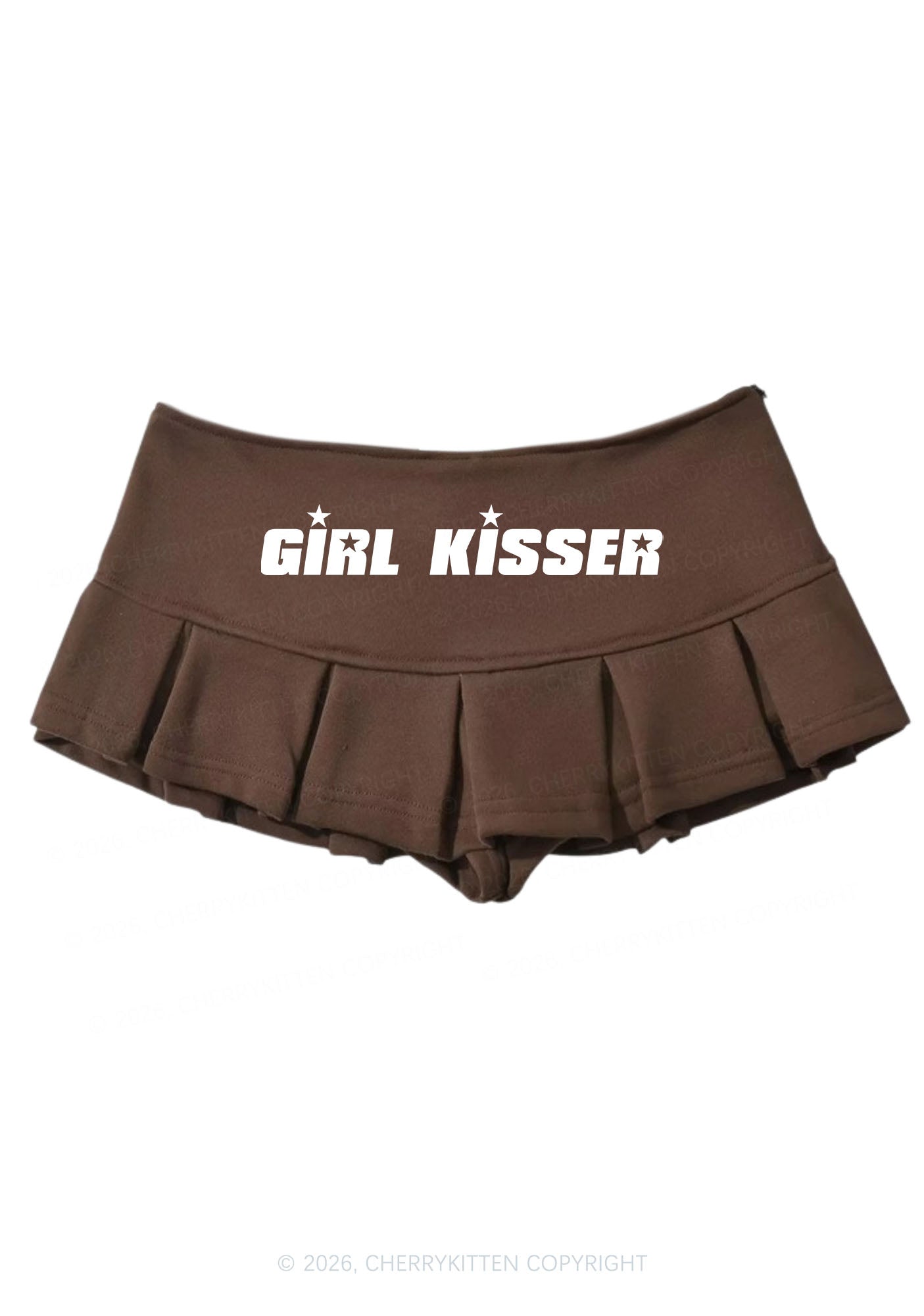 Girl Kisser Pride Y2K Mini Pleated Skirts Cherrykitten