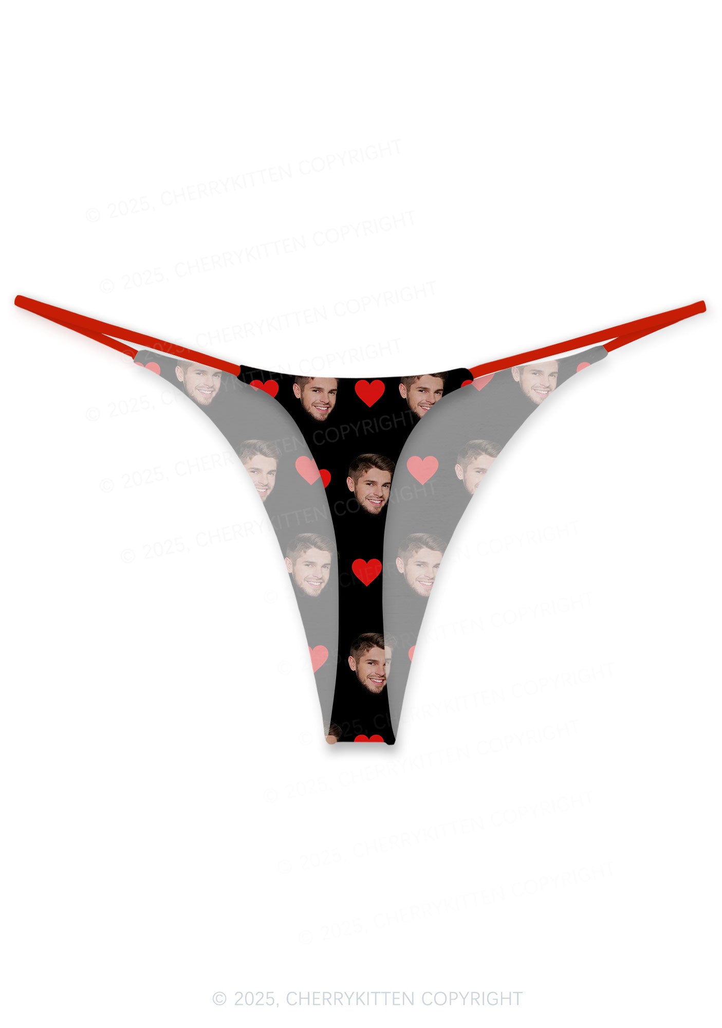 Custom This Rooster Belongs Valentine's Day Y2K Print Couples Boxer Thong Set Cherrykitten