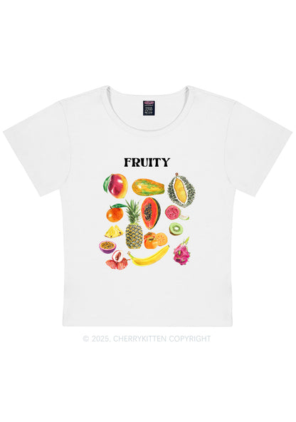 Curvy Fruity Y2K Baby Tee Cherrykitten