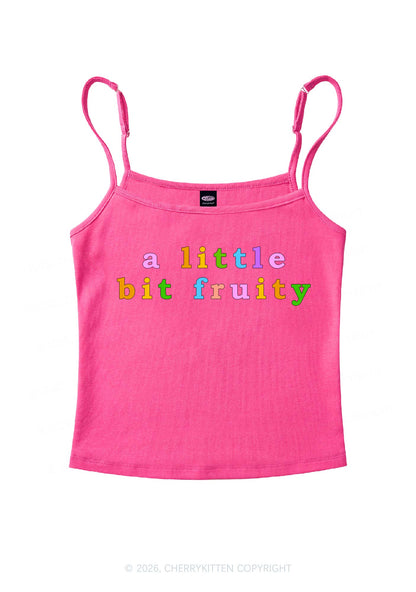 A Little Bit Fruity Pride Y2K Spaghetti Strap Cami Cherrykitten