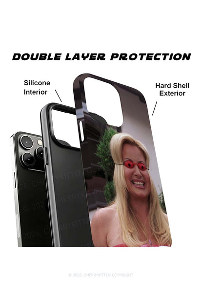 Red Eyes Sunglasses Lady Y2K Phone Case Cherrykitten