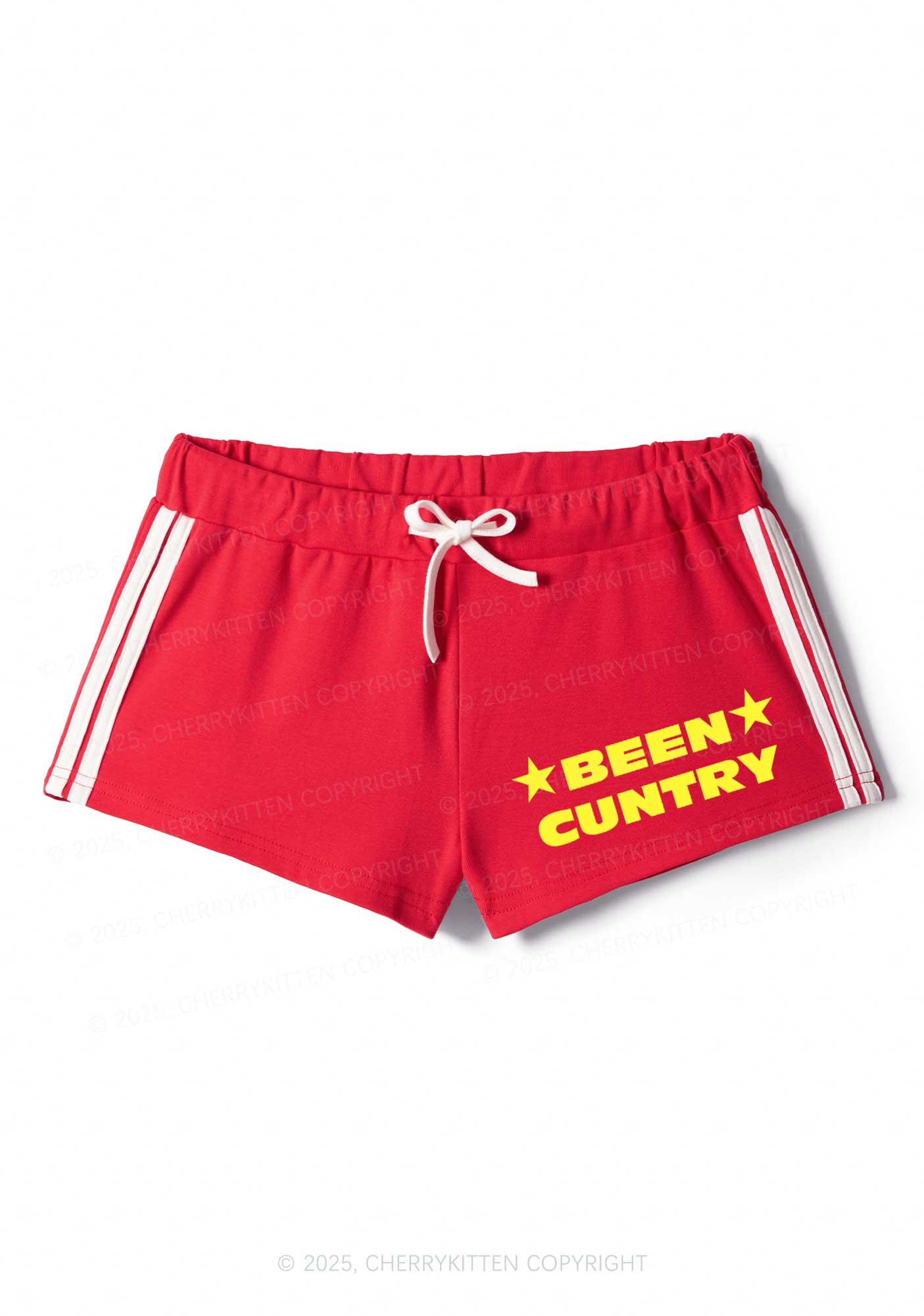Been Cuntry Y2K Drawstring Mini Shorts Cherrykitten