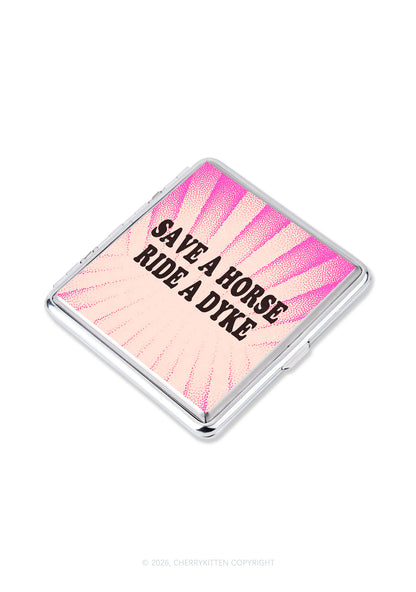 Ride A Dyke Pride Y2K Cigarette Case Cherrykitten