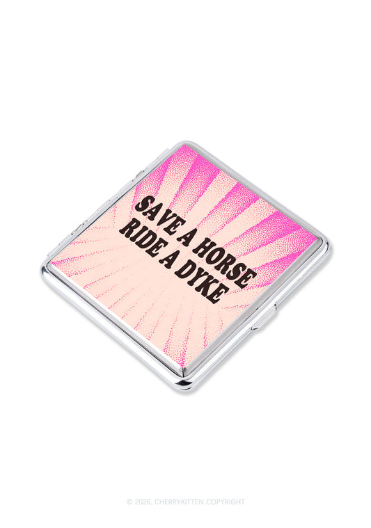 Ride A Dyke Pride Y2K Cigarette Case Cherrykitten