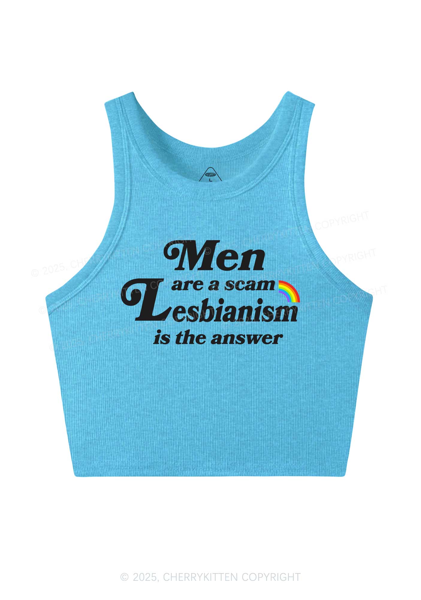 Men Lesbianism Y2K Crop Tank Top Cherrykitten
