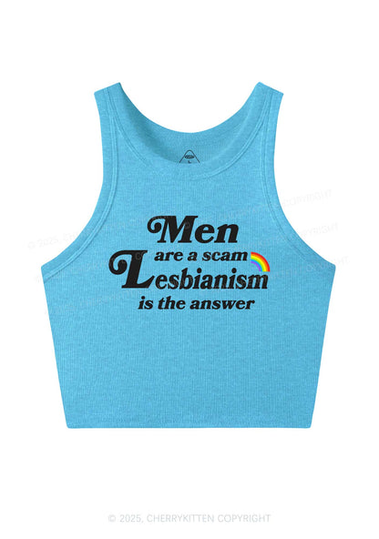 Men Lesbianism Y2K Crop Tank Top Cherrykitten