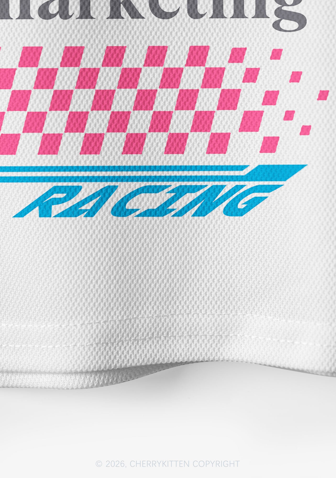 Custom Pink BDSM Y2K Crop Sport Jersey Shirts Cherrykitten