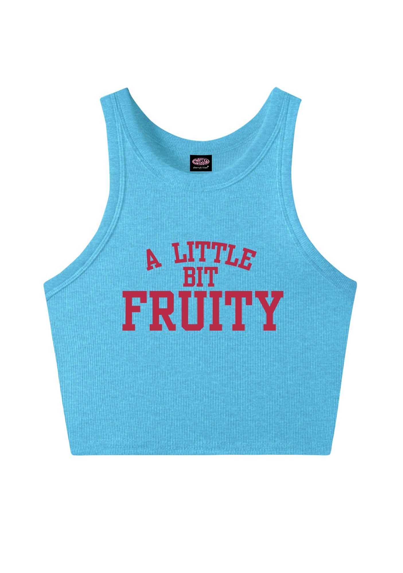A Little Bit Fruity Pride Y2K Crop Tank Top Cherrykitten