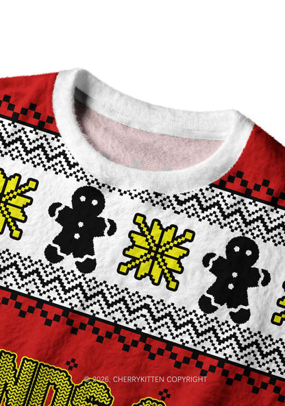 Sounds Gay Pride Y2K Christmas Knit Sweatshirt Cherrykitten
