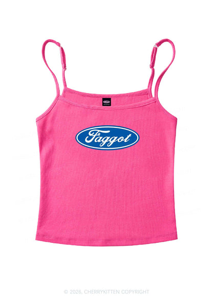 Faggot Pride Y2K Spaghetti Strap Cami Cherrykitten
