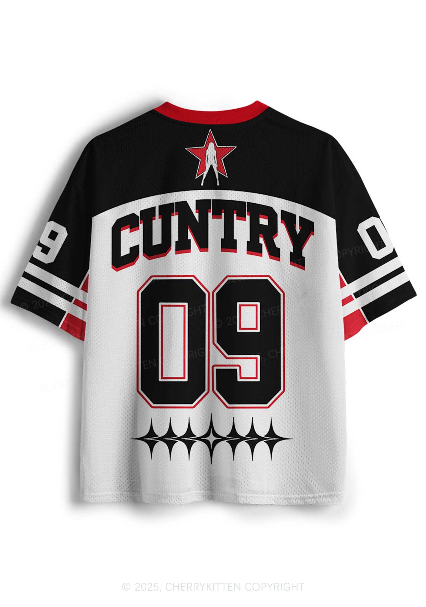 Custom Cuntry Y2K Sport Jersey Shirts Cherrykitten