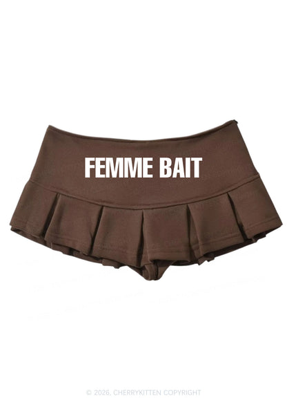 Femme Bait Pride Y2K Mini Pleated Skirts Cherrykitten
